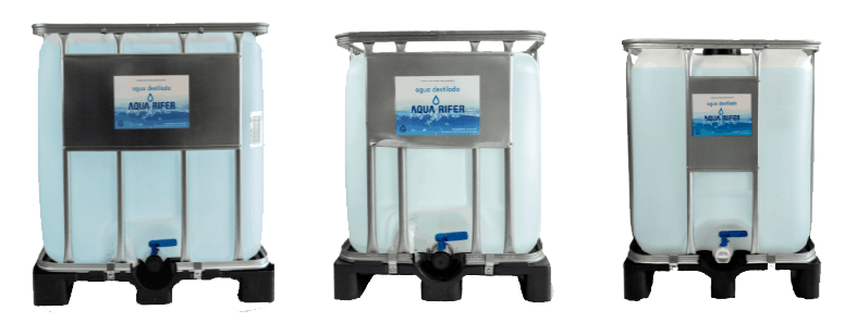 agua destilada en ibc
